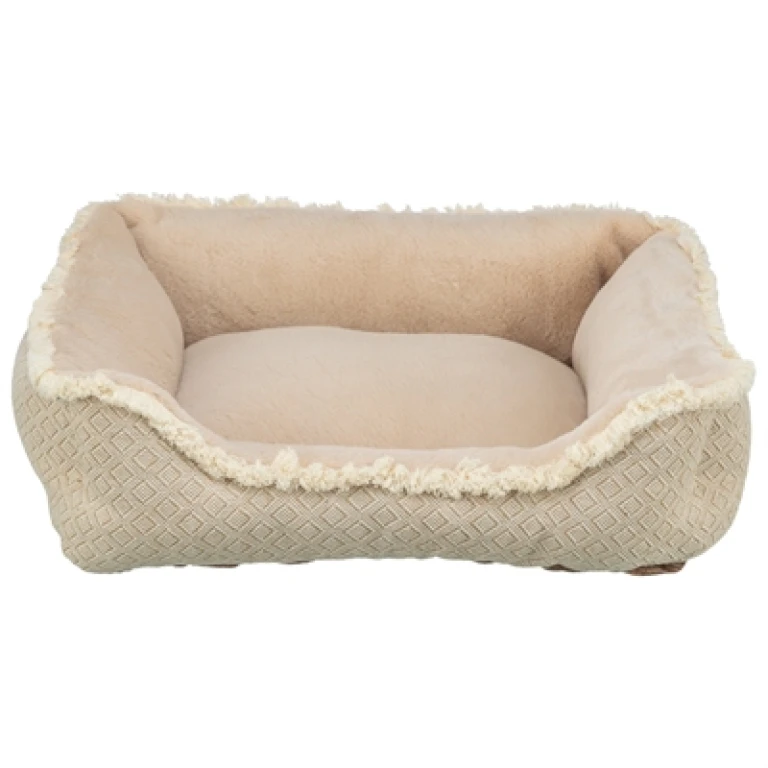 TRIXIE Hondenmand Boho Rechthoekig Beige 60x50 cm - 1 stuk