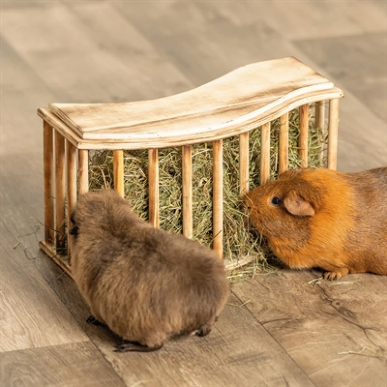 Trixie Hooiruif met Deksel van Gevlamd Hout - 1 stuk
