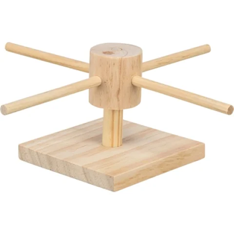 TRIXIE VOER DRAAIMOLEN ONBEHANDELD HOUT