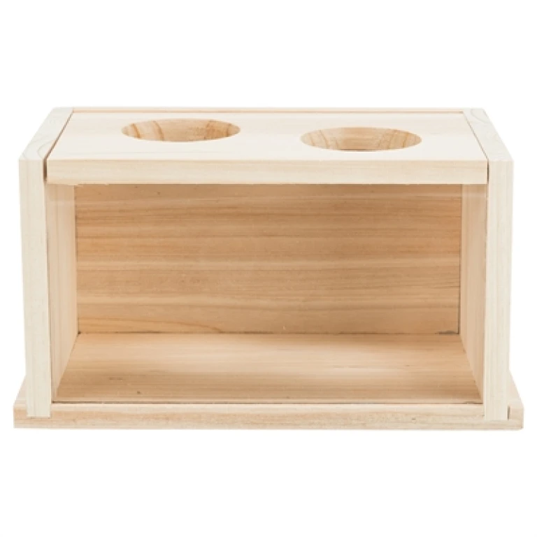 Trixie Zandbad voor Hamster en Gerbil - Onbehandeld Hout - 1 stuk