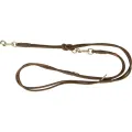 TRIXIE Hondenriem Pure Verstelbaar Leer Bruin - 200 cm - 1 stuk
