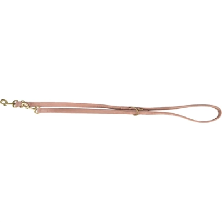 TRIXIE Hondenriem Pure Verstelbaar Leer Roze S-M - 1 stuk