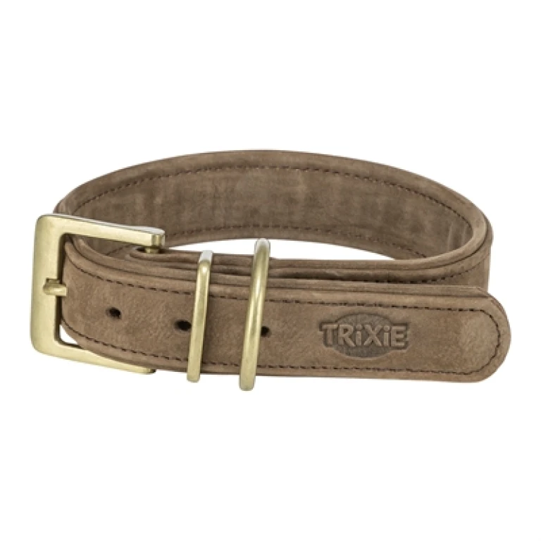 Trixie Hondenhalsband Pure Leer Bruin XS-S - 1 stuk