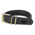 Trixie hondenhalsband Pure Leer - Zwart - Maat M-L - 1 stuk