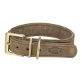 TRIXIE Hondenhalsband Pure Leer Bruin L-XL (52-63 cm)