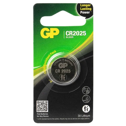 GP knoopcel lithium CR2025