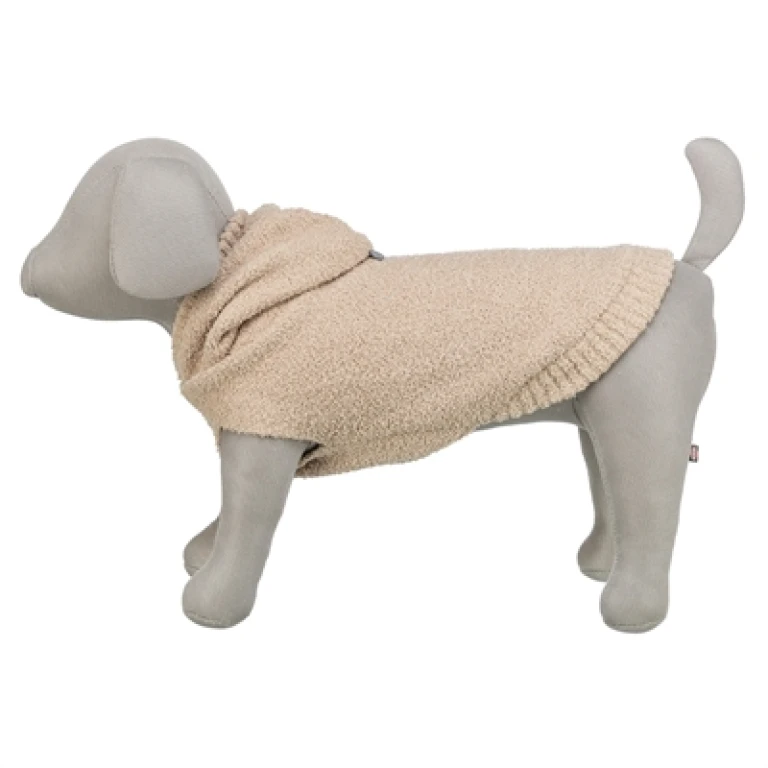 Trixie Carson Hoodie met Capuchon voor Honden - Zand - 1 stuk - 21 cm