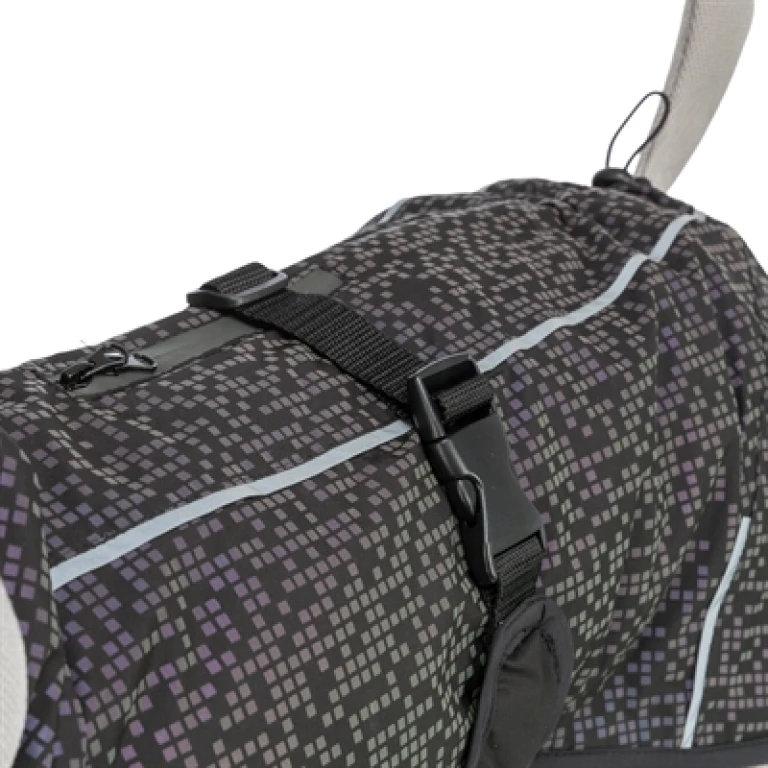 TRIXIE Hondenjas Limoux Reflect Zwart/Grijs - 40 cm - 1 stuk