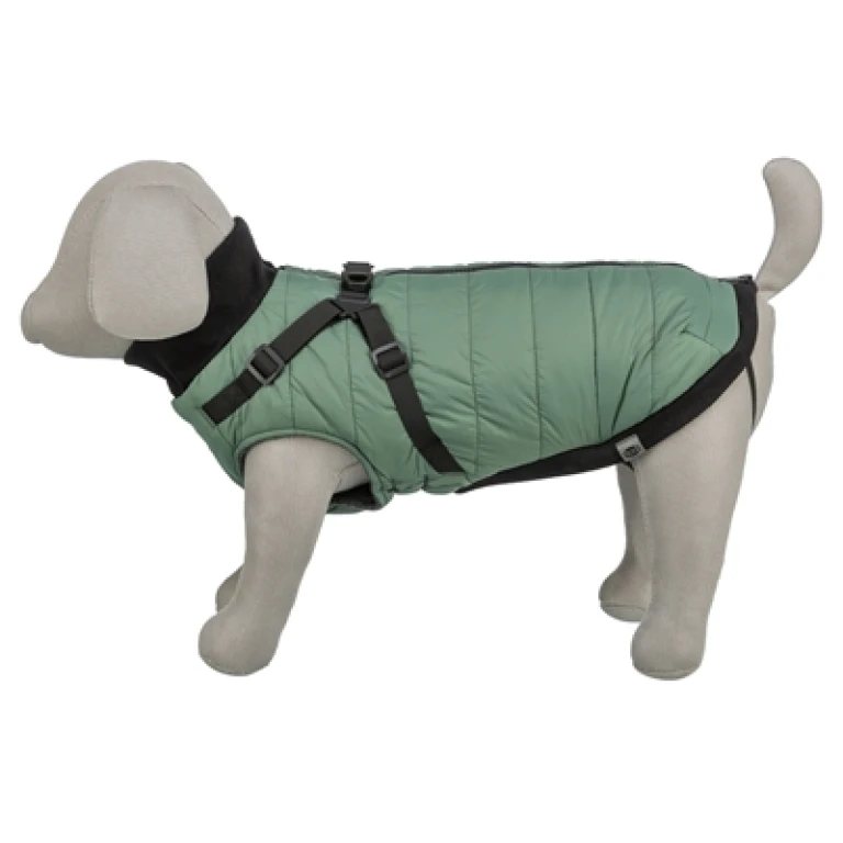 TRIXIE Hondenjas Pontis met Tuig - Saliegroen - 1 stuk - 30 cm