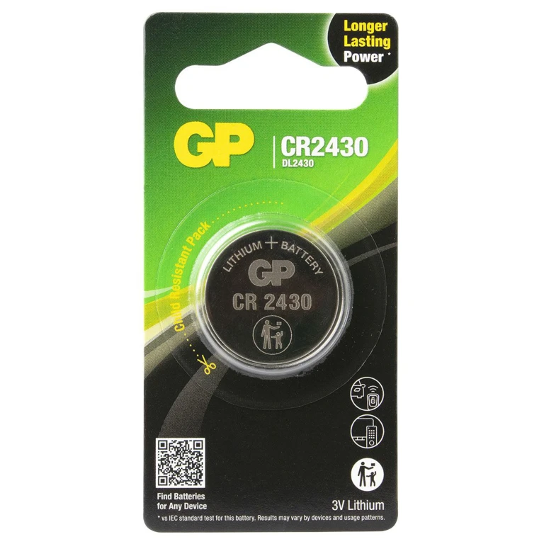 GP Knoopcel Batterij Lithium CR2430 - 1 stuk