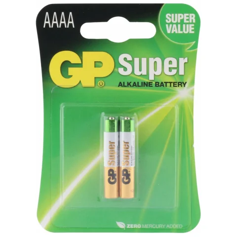 GP batterij Super Alkaline AAAA 2 stuks - 03025AC2