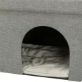 TRIXIE KATTENMAND / KATTENHUIS KIMY SOFT 2 VERDIEPINGEN LICHTGRIJS