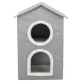 TRIXIE KATTENMAND / KATTENHUIS NORA SOFT 2 VERDRIEPINGEN LICHTGRIJS