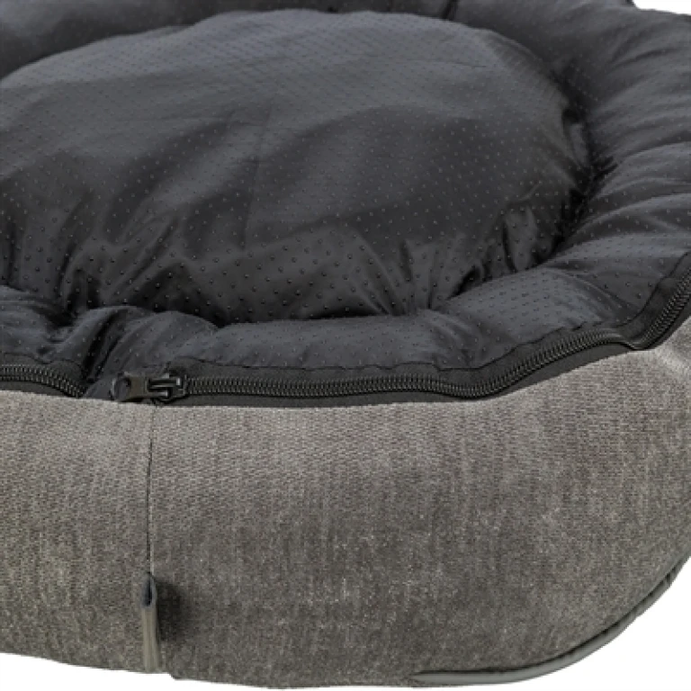 TRIXIE Vital Lennox Orthopedische Hondenmand - Rond Grijs - 60x60 cm
