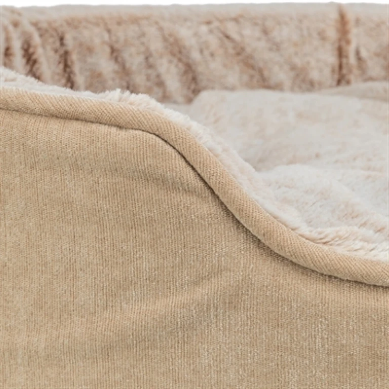 TRIXIE Vital Orthopedische Hondenmand Lino Soft Ovaal Beige/Crème - 1 stuk