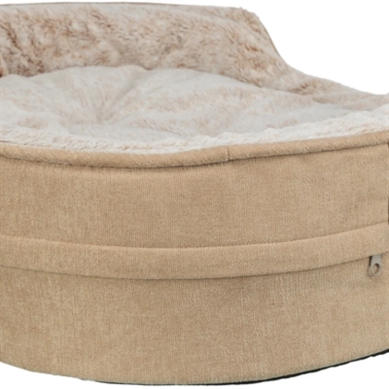 TRIXIE Vital Orthopedische Hondenmand Lino Soft Ovaal Beige/Crème - 1 stuk