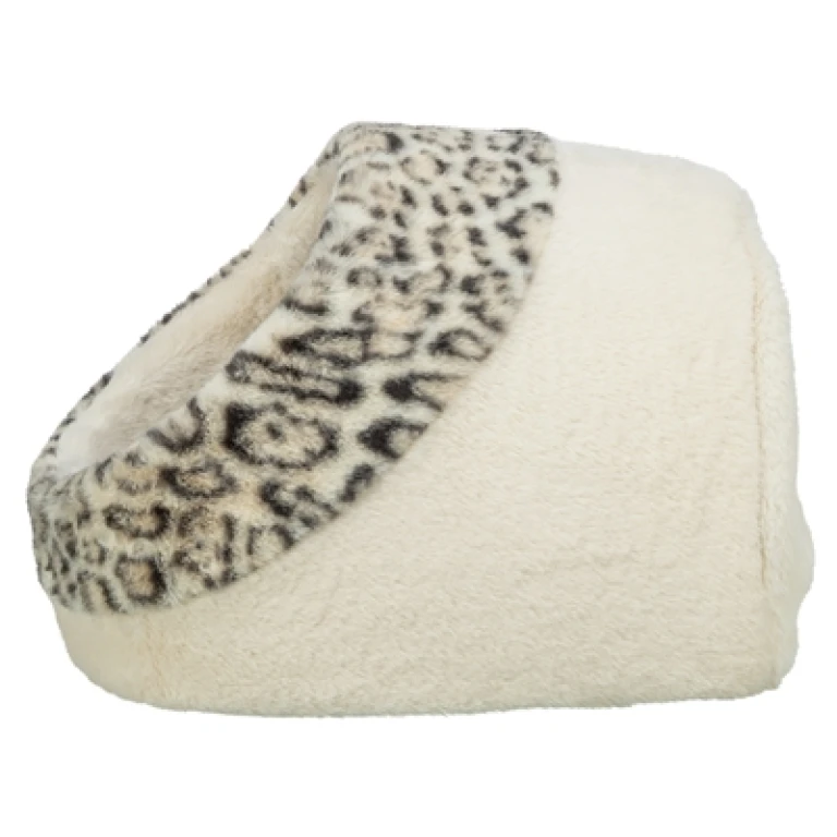 Kattenmand Iglo Leo Crème Panterprint 35x41x36 cm