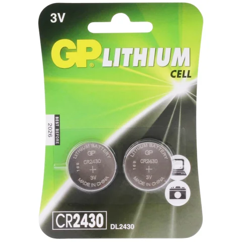 GP knoopcel lithium 2 stuks CR2430