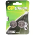GP Knoopcel Batterijen Lithium CR2430 - Set van 2 stuks