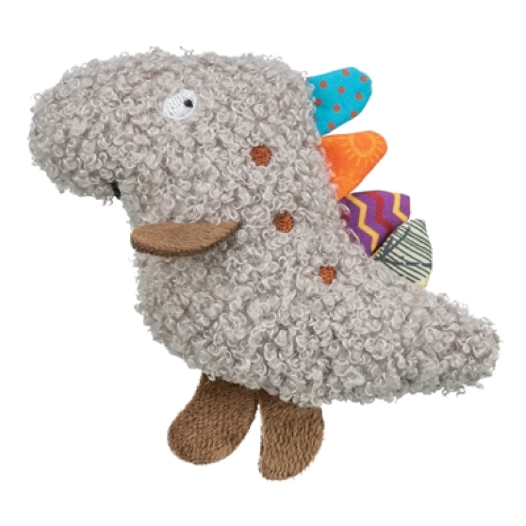 Knuffel Dino Grijs 12 cm