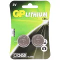 GP CR2450 Lithium Knoopcel Batterijen - set van 2 stuks