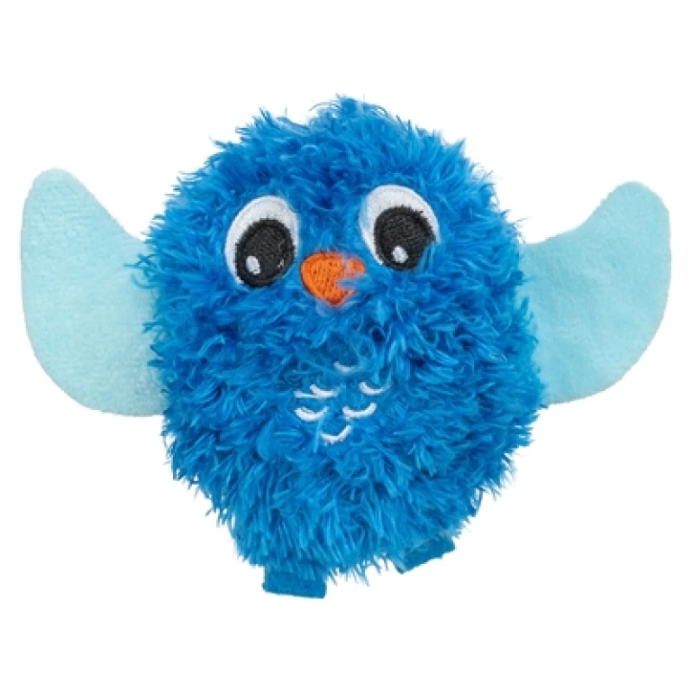 Knuffel Uil Blauw 9 cm - 1 stuk