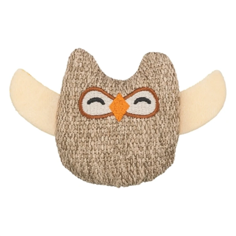 Knuffel Uil Beige 8 cm