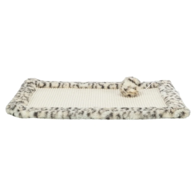 Krabmat Sisal Panterprint Crème 55x35 cm