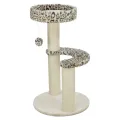 TRIXIE KRABPAAL LEO PANTERPRINT ROND CREME
