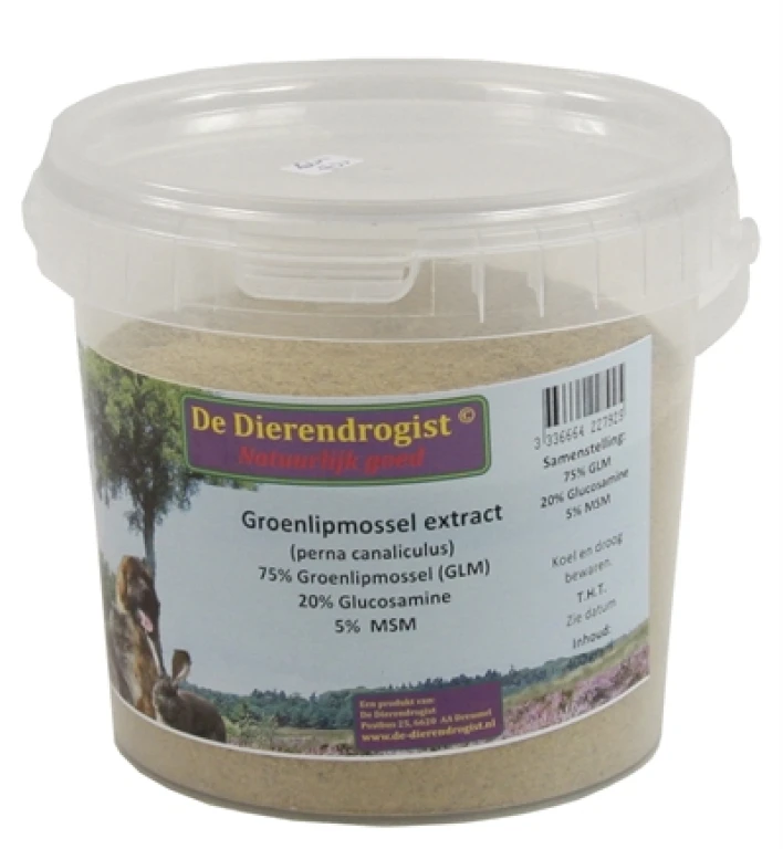 Voedingssupplement GLM MSM Glucosamine 400 gr