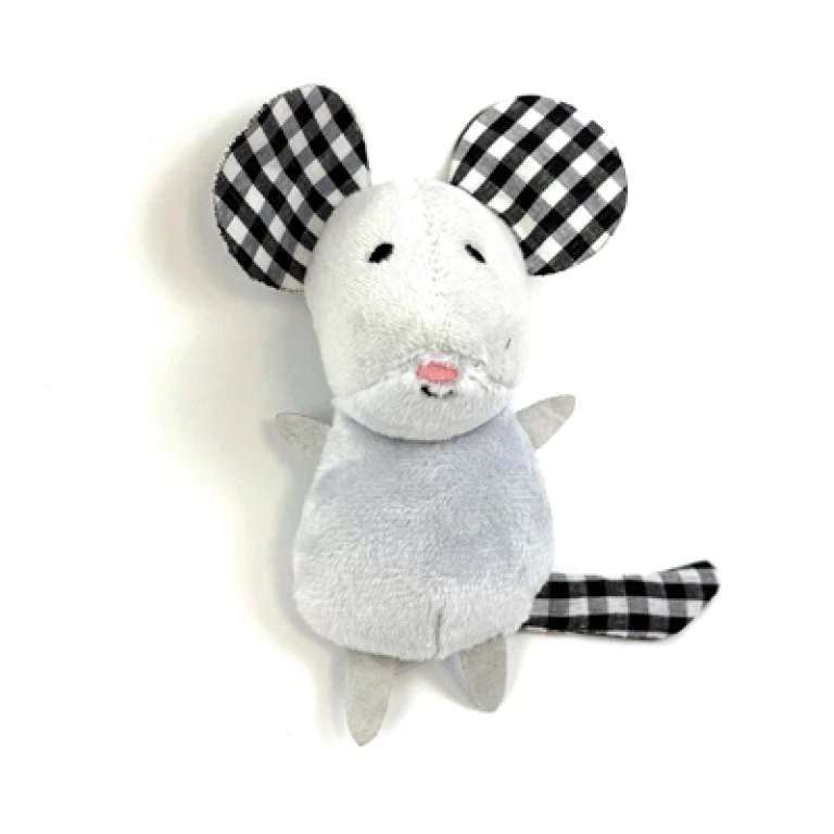 Happy Pet Tabby Patch Kattenmuizen - Set van 2 - Beige