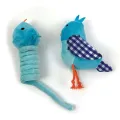 HAPPY PET TABBY PATCH VOGEL BLAUW