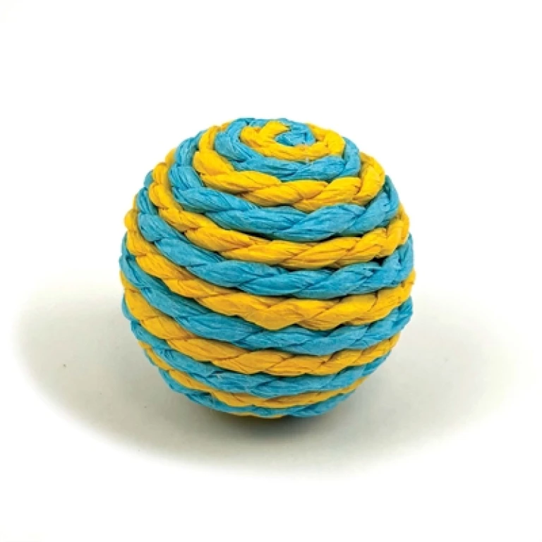 Happy Pet Tabby Patch Kattenspeelgoed Set - Blauw - 4 stuks