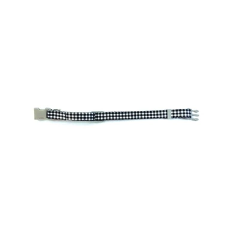 Happy Pet Tabby Patch Kattenhalsband Ruit Zwart - 1 stuk