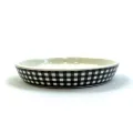 HAPPY PET TABBY PATCH VOERBAK KAT RUIT KERAMISCH ZWART / WIT