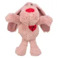 TRIXIE HOND HART PLUCHE ROZE