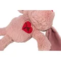 TRIXIE HOND HART PLUCHE ROZE
