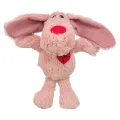 TRIXIE HOND HART PLUCHE ROZE