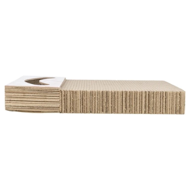 Krabplank Karton Zalm 38x30x5 cm