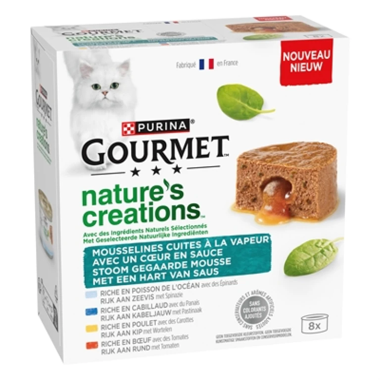 Gourmet Natvoer Natures Creations Hart van Saus set van 8