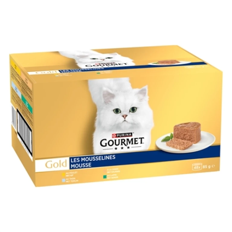 Gourmet Gold Mousse Natvoer Multipack - 48 stuks