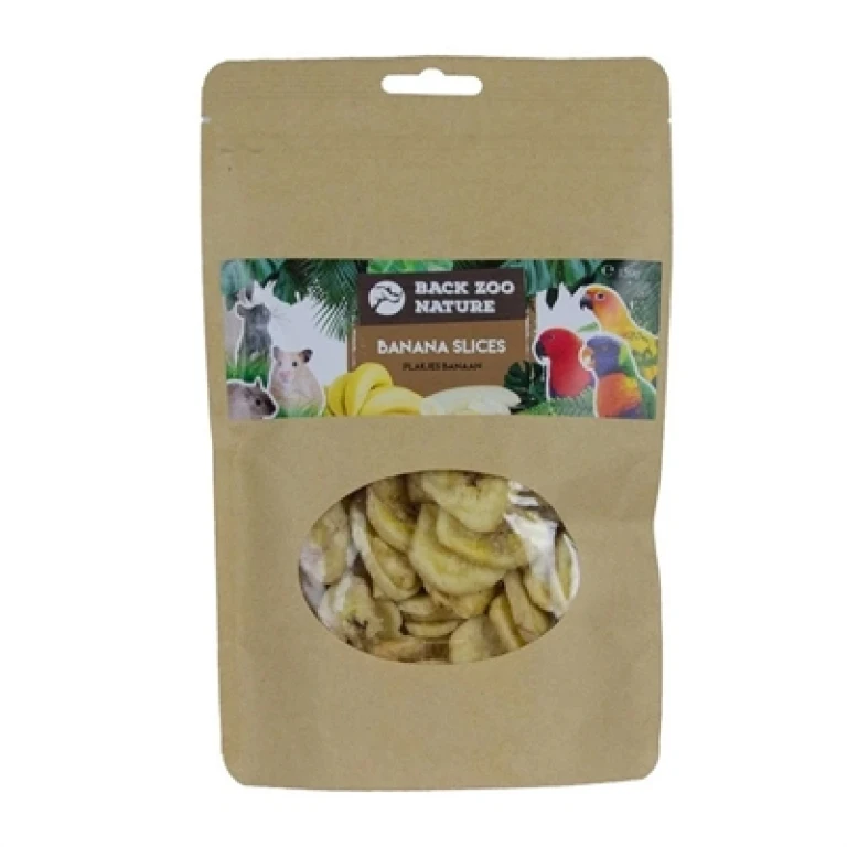 BACK ZOO NATURE Vogel Snacks Bananenschijfjes 150 g