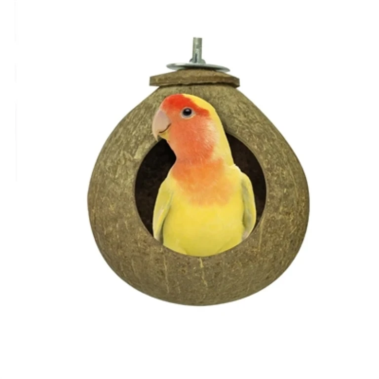 BACK ZOO NATURE Kokosnoot Huisje Natuurlijk 9,5 cm - 1 stuk