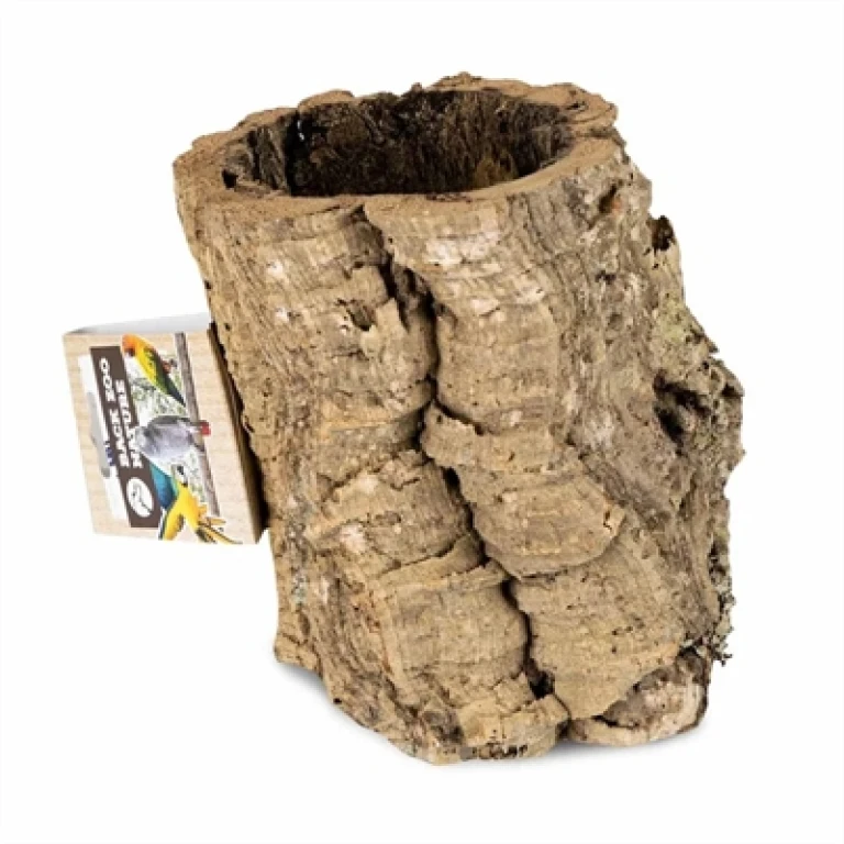 BACK ZOO NATURE Vogel Voederhuis Kurk 20x15-20 cm, 1 stuk
