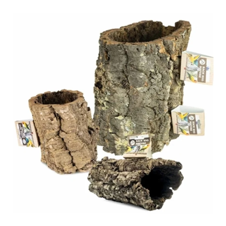 BACK ZOO NATURE Vogel Voederhuis Kurk 20x15-20 cm, 1 stuk