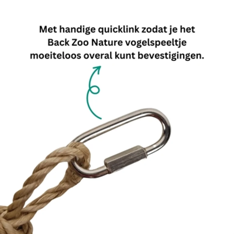 BACK ZOO NATURE Vogelspeeltje Forest Ring 1 stuk