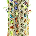 BACK ZOO NATURE PARAKEET WOVEN BAMBOO POUCH