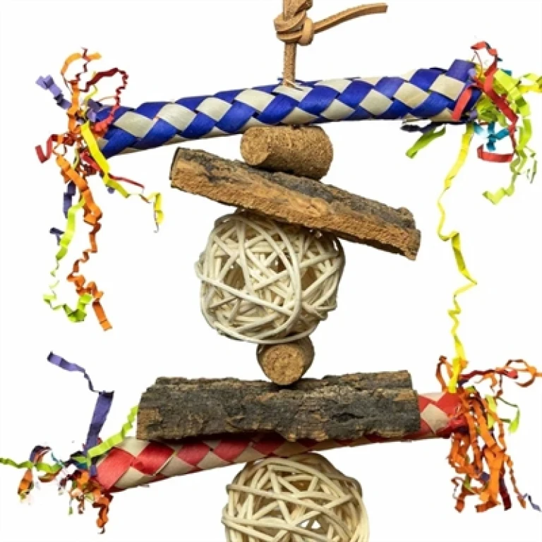 BACK ZOO NATURE Corky Finger Traps vogelspeelgoed - 1 stuk