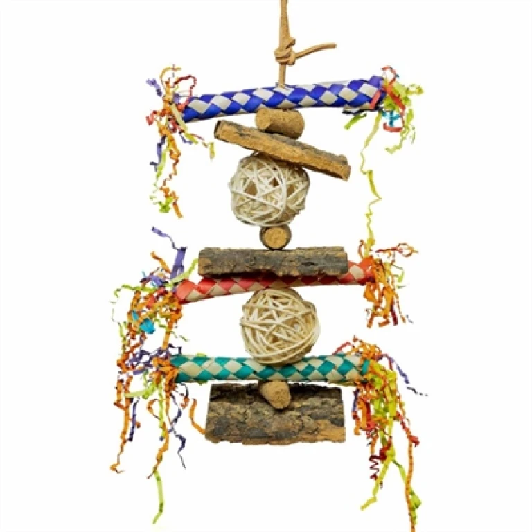 BACK ZOO NATURE Corky Finger Traps vogelspeelgoed - 1 stuk