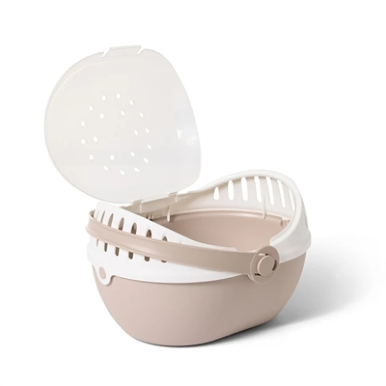 Transportbox Champagne/Wit